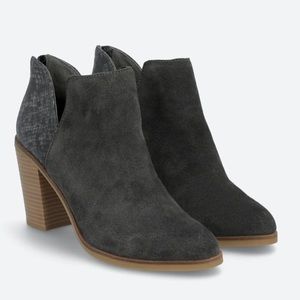 DV8 Shai heeled ankle boot mixed material